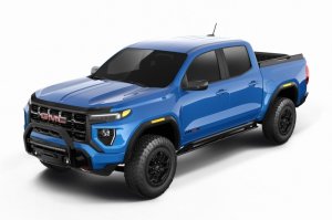 GMC Canyon Hood Protector - Husky Liners - Aeroskin - Smoke - `23-`25